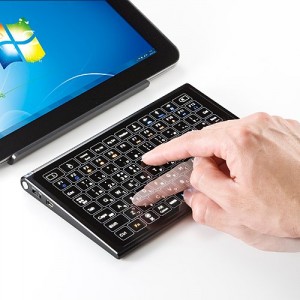 タッチセンサー搭載のBluetoothキーボード？サンワダイレクトから「400-SKB036」が発売