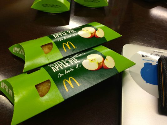 2つのアップルパイ