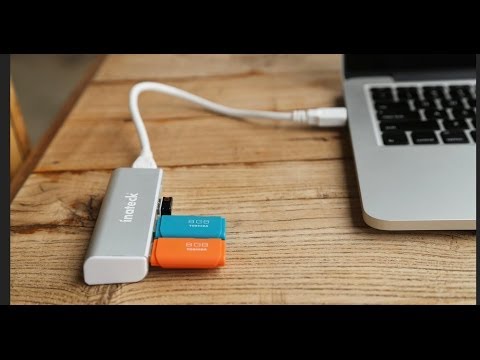 Inateck HB4007 Aluminum USB3.0 4-Port HUB for Macbook Ultrabook