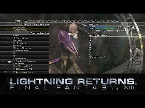 Shops and Customisation - LIGHTNING RETURNS: FINAL FANTASY XIII