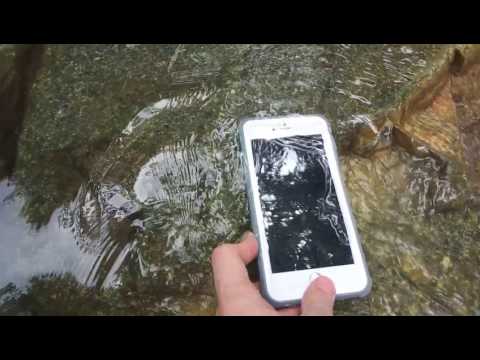 Eonfine iPhone 6 Plus防水ケース 川の水に浸してみる