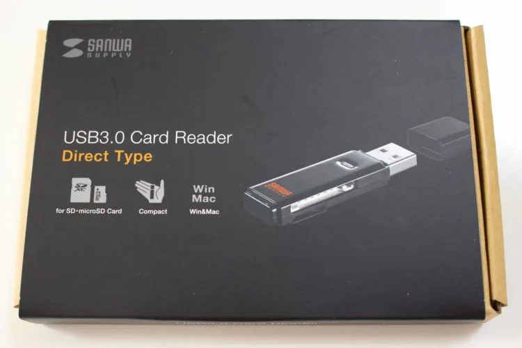 Surfaceにも最適なUSB3.0対応SDカードリーダー『サンワ