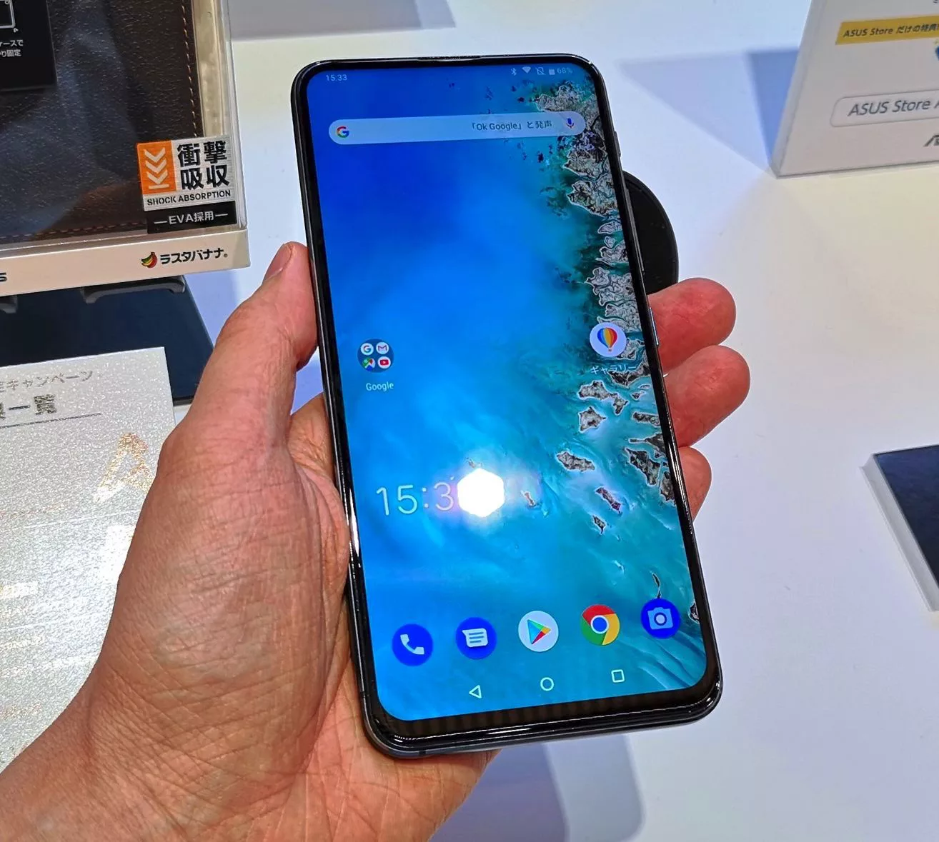 革新的なフリップカメラ搭載「ZenFone 6」タッチ&トライ | Time 革新的なフリップカメラ搭載「ZenFone 6」タッチ&トライ | Time